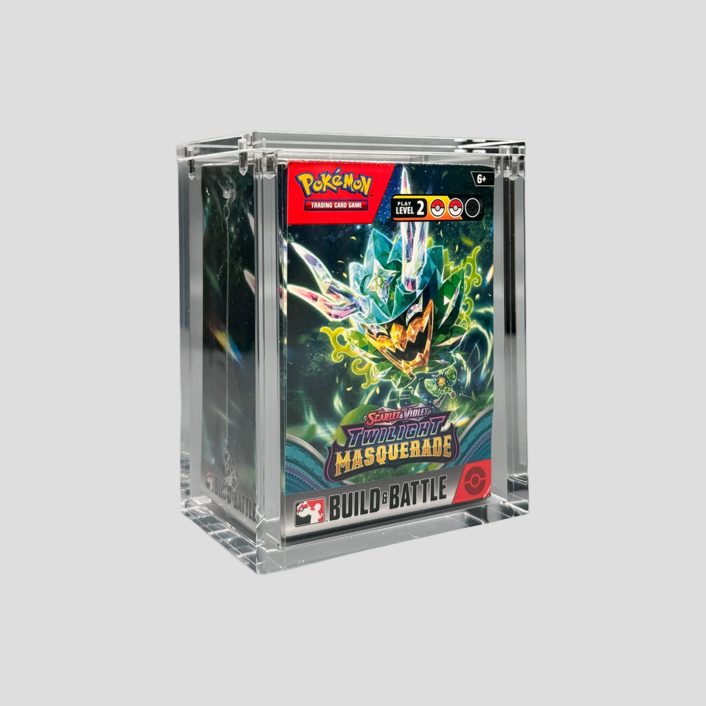 Premium Acryl Case für Pokémon Build & Battle Box – Magnetverschluss & UV-Schutz