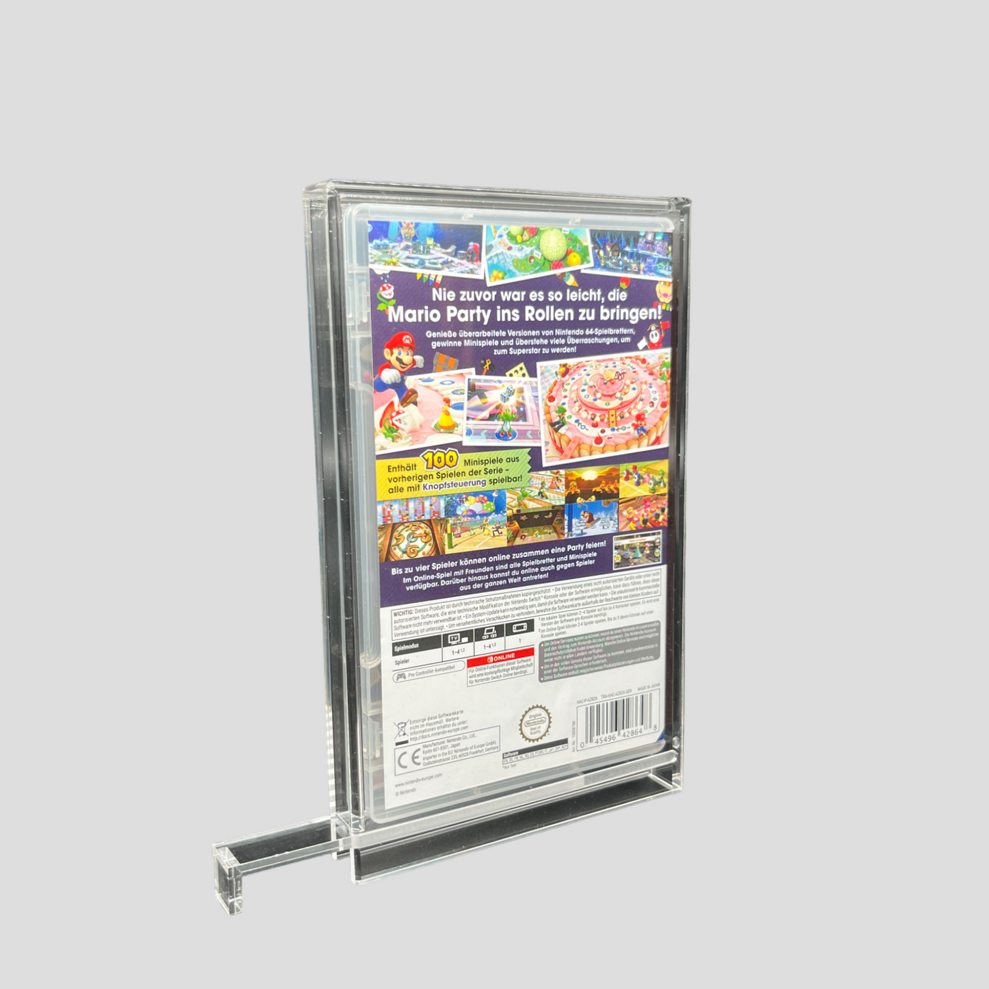 Premium Acryl Case für Nintendo Switch Spiele (OVP) – Schiebeverschluss & UV-Schutz