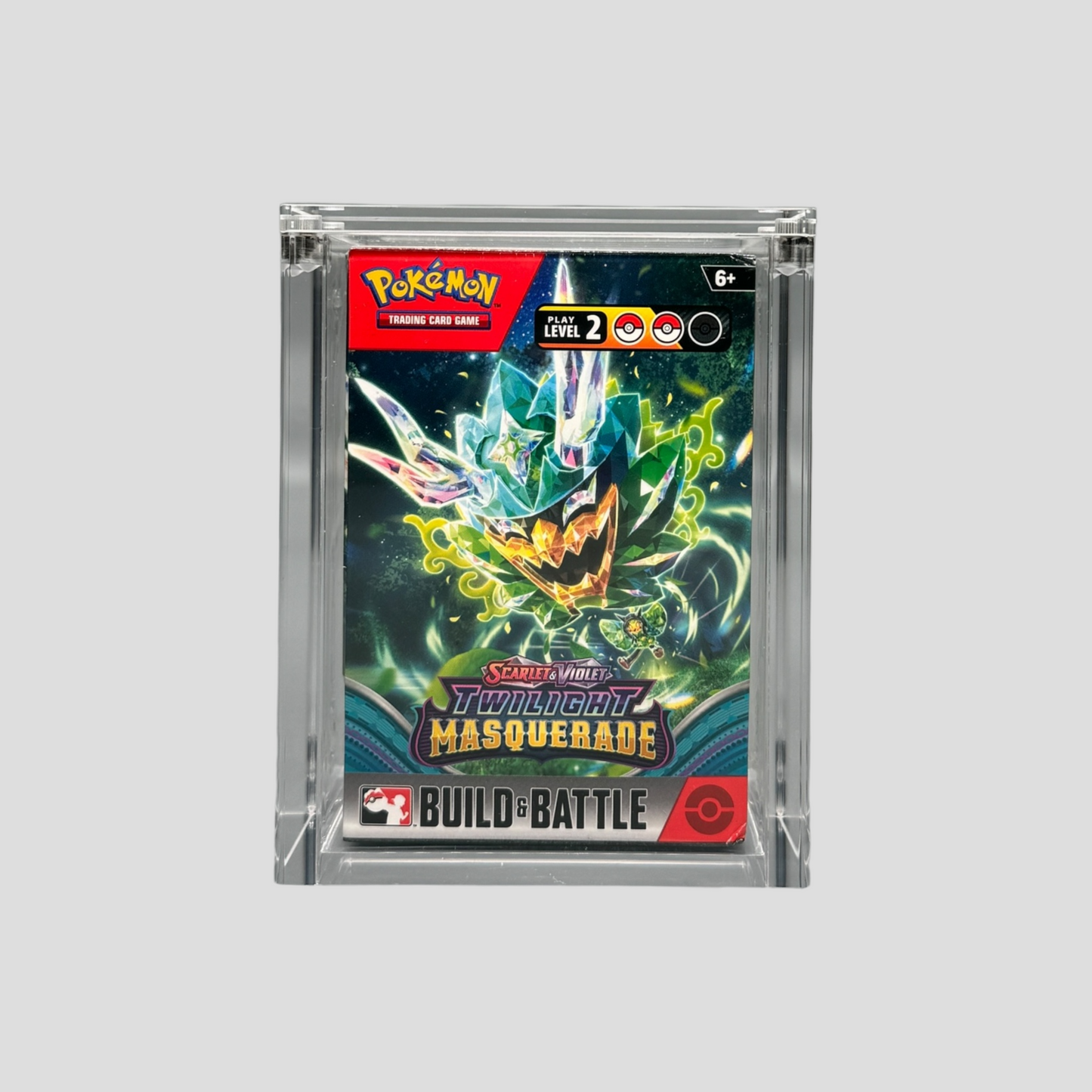 Premium Acryl Case für Pokémon Build & Battle Box – Magnetverschluss & UV-Schutz