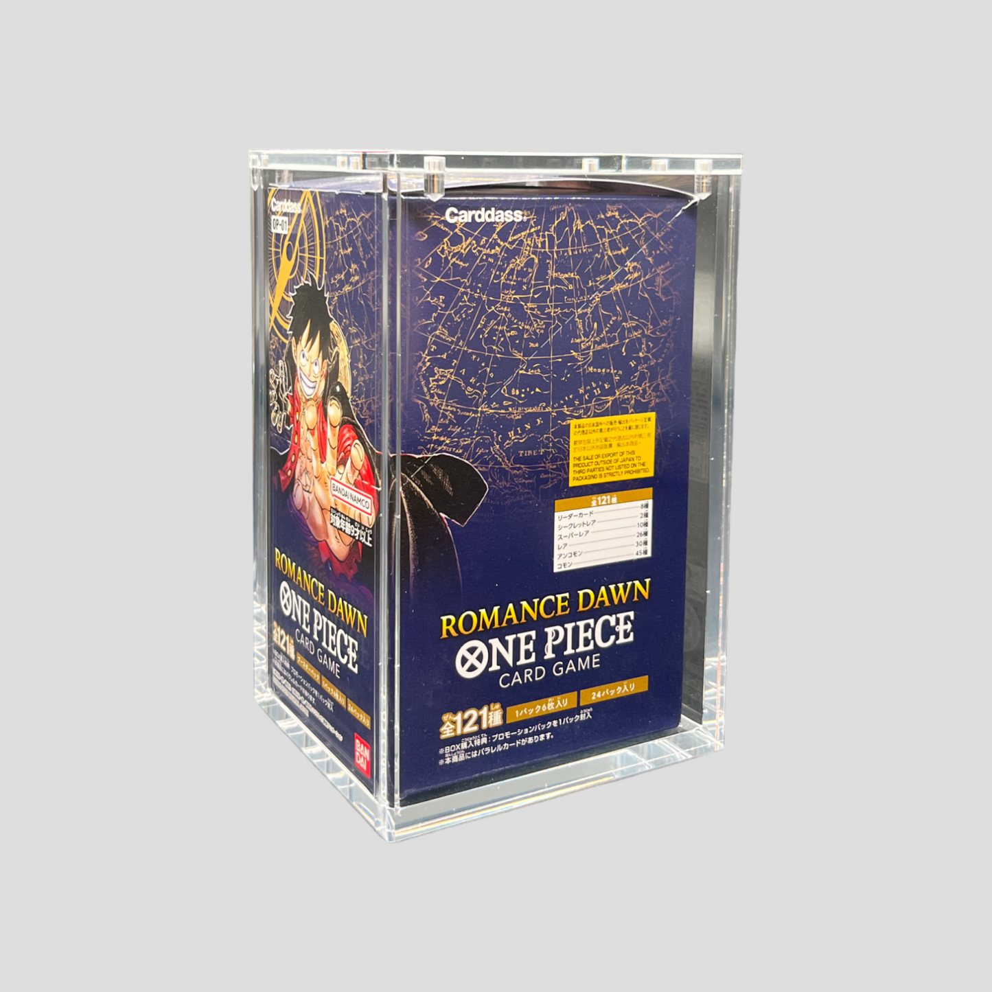 Acryl Case One Piece Booster Display (Japan) OP-01/02/03/04 Magnetisch