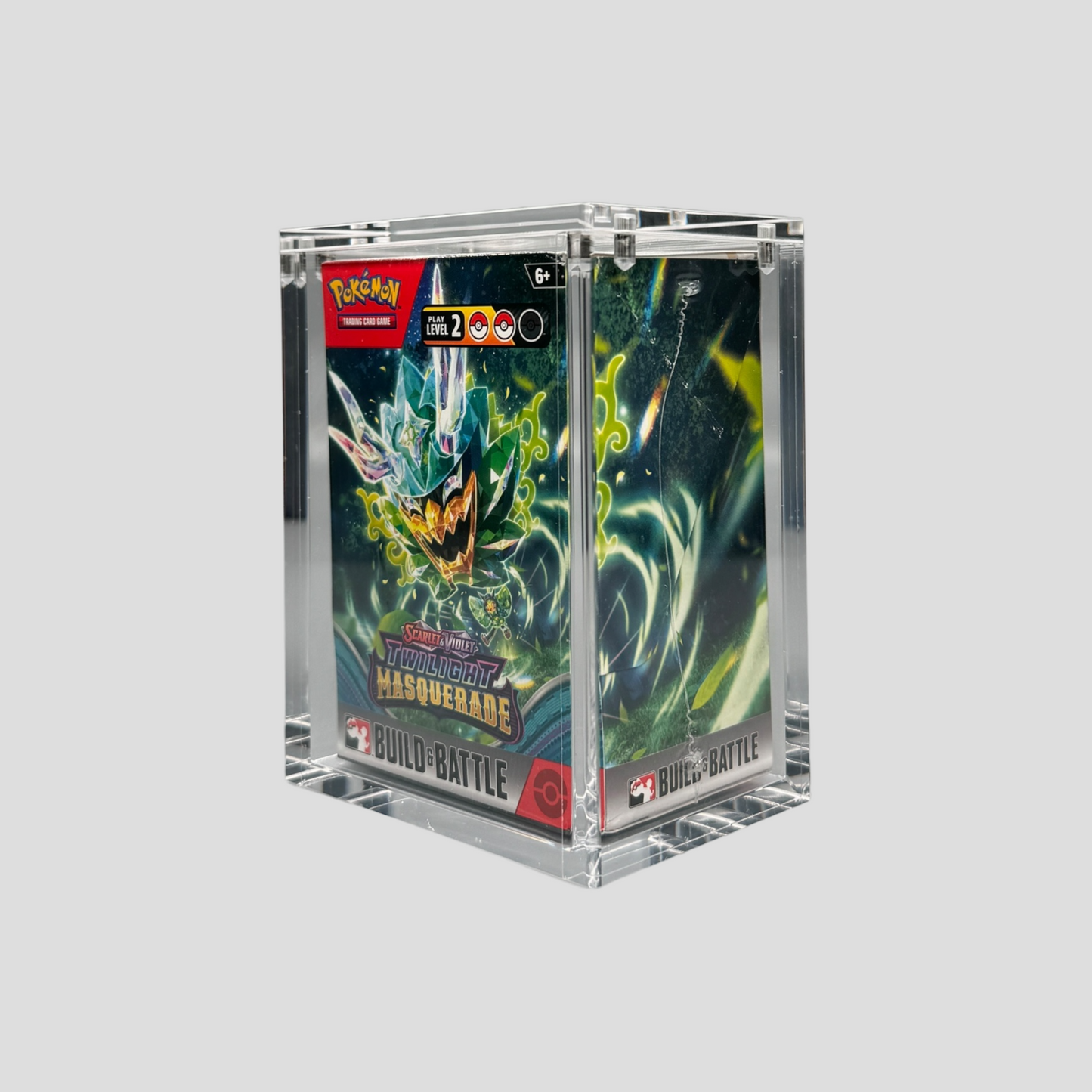 Premium Acryl Case für Pokémon Build & Battle Box – Magnetverschluss & UV-Schutz