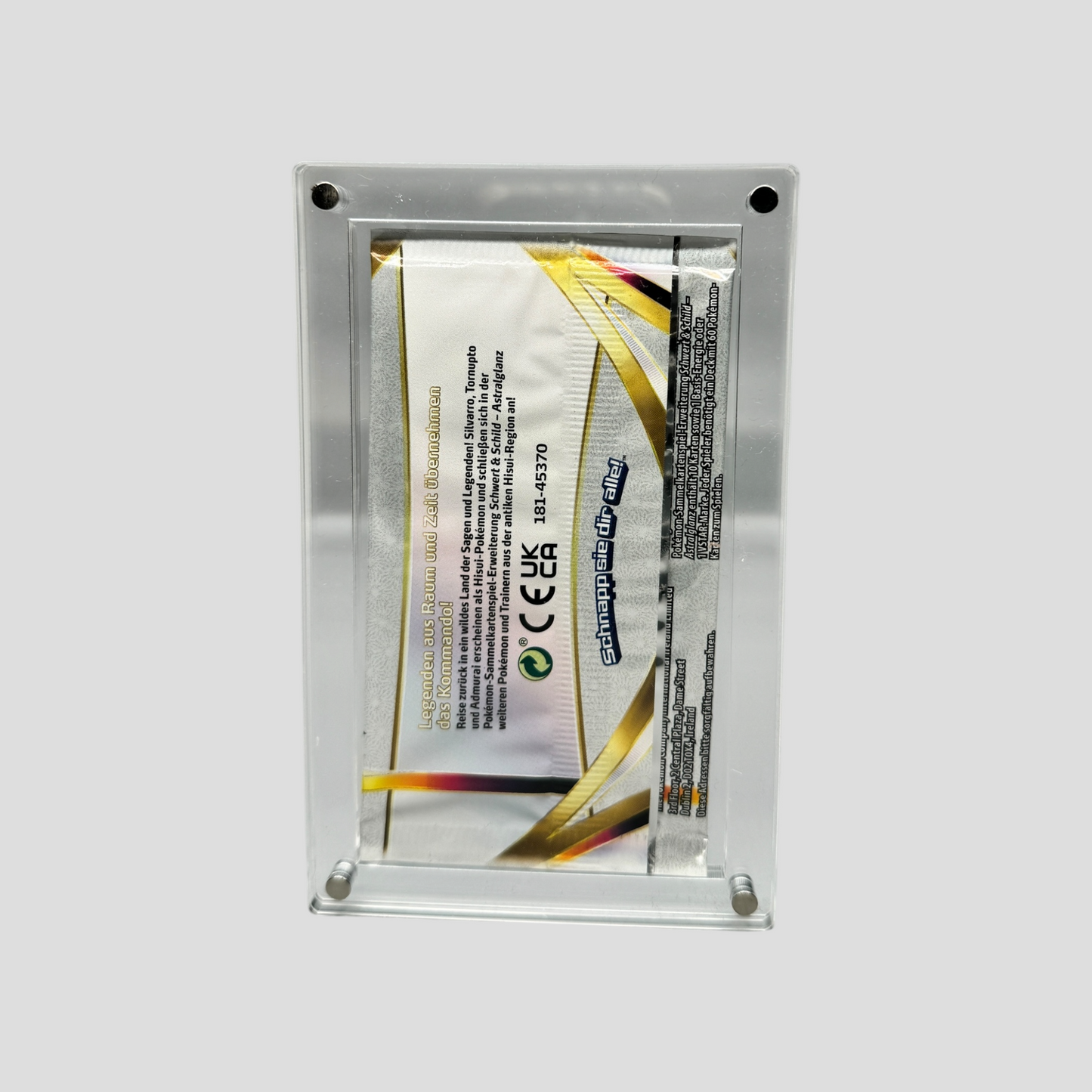 Premium Acryl Case für Pokémon Deutsche & Englische Booster – Magnetverschluss & UV-Schutz