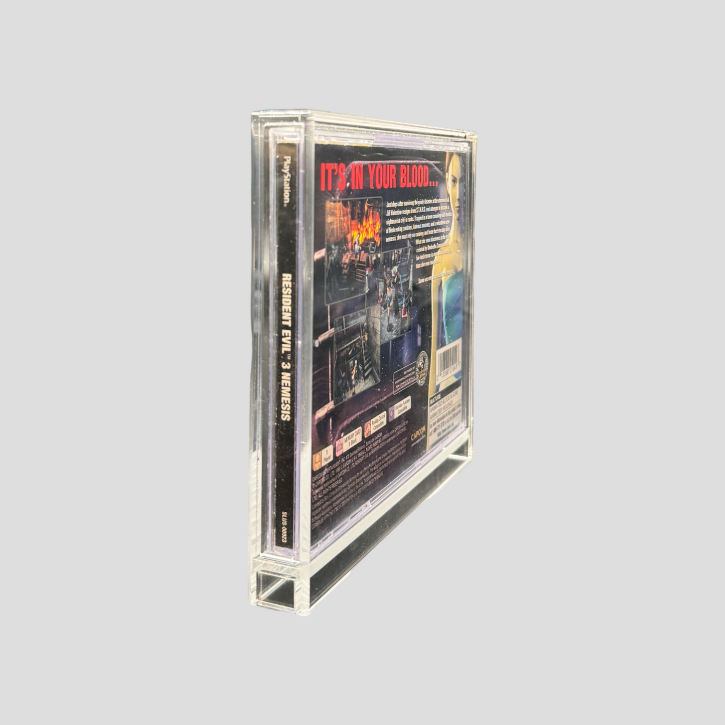 Premium Acryl Case für PlayStation 1 Spiel (NTSC-U/C) – Schiebeverschluss & UV-Schutz
