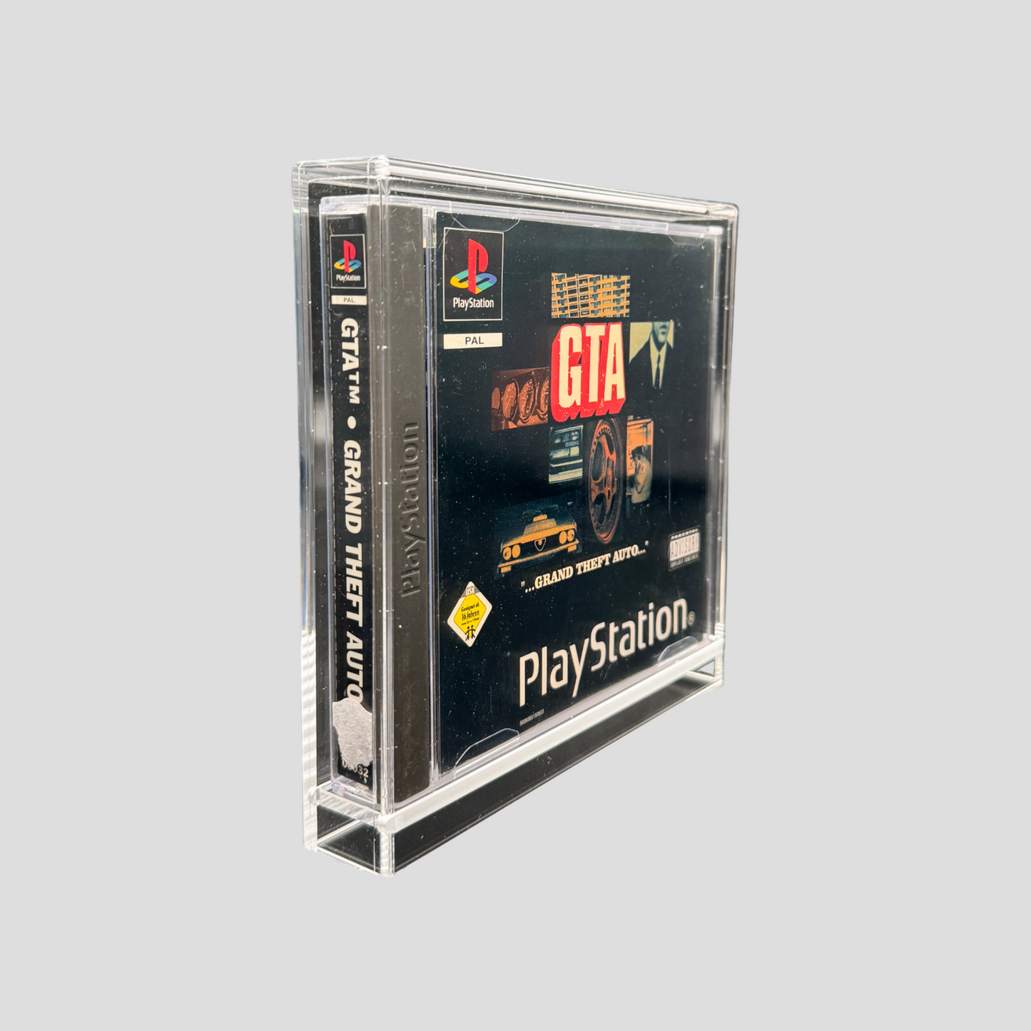 Premium Acryl Case für Playstation 1 Spiele (PAL Version) – Schiebeverschluss & transparent