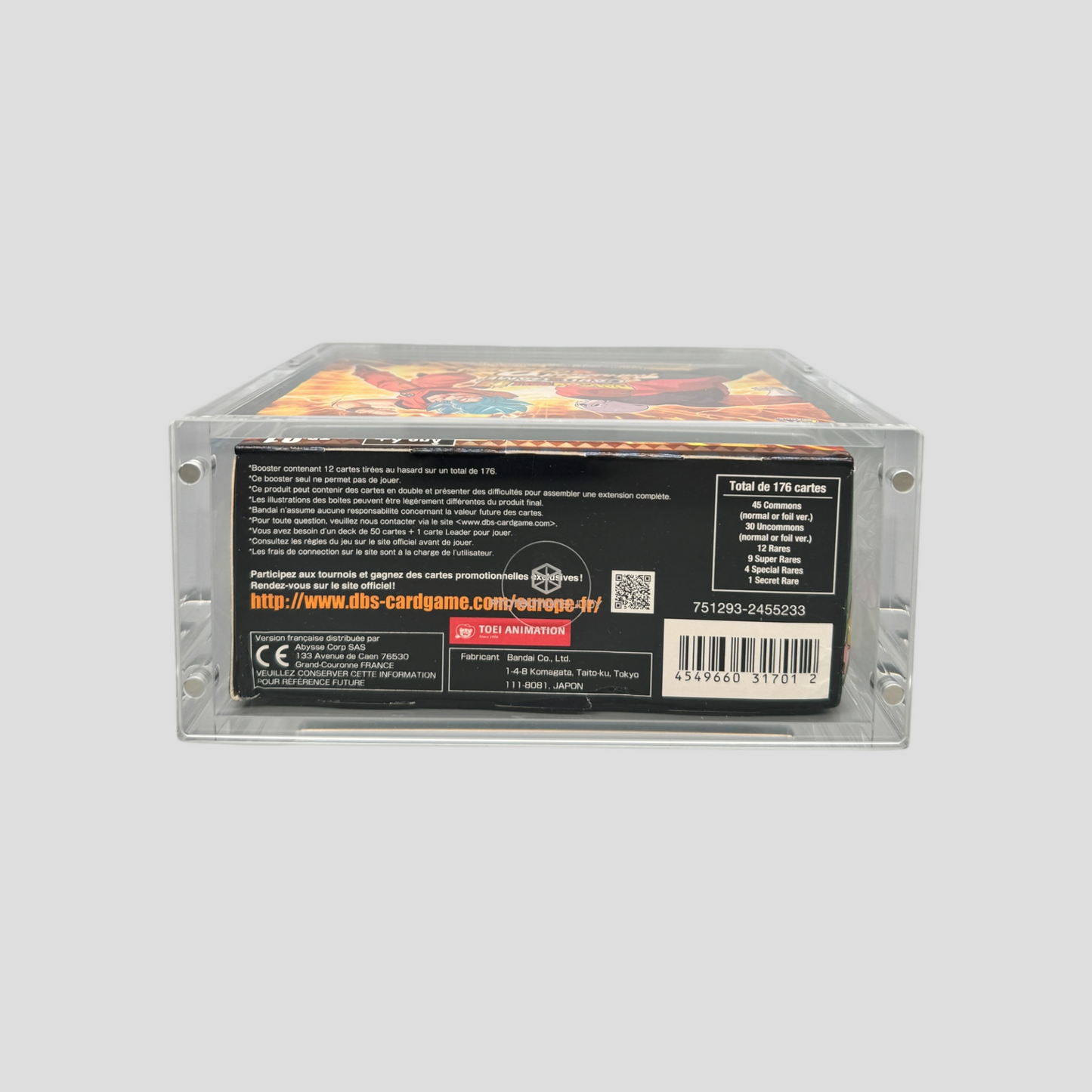 Premium Acryl Case für Dragon Ball Super TB01 & BT01-BT27 Display – Magnetverschluss & UV-Schutz
