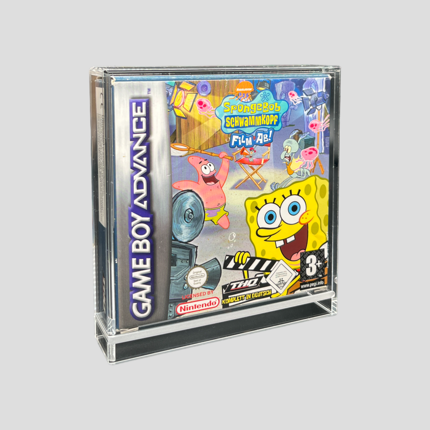 Premium Acryl Case für Game Boy Color / Advance Spiele (OVP) – Schiebeverschluss & transparent