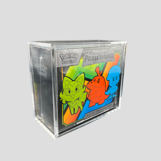 Premium Acryl Case für Pokémon Elite Trainer Box – Magnetverschluss & UV-Schutz