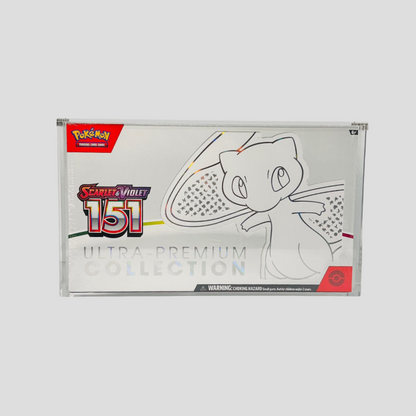 Premium Acryl Case für Pokémon 151 Ultra Premium Kollektion (Mew) – Magnetverschluss & UV-Schutz