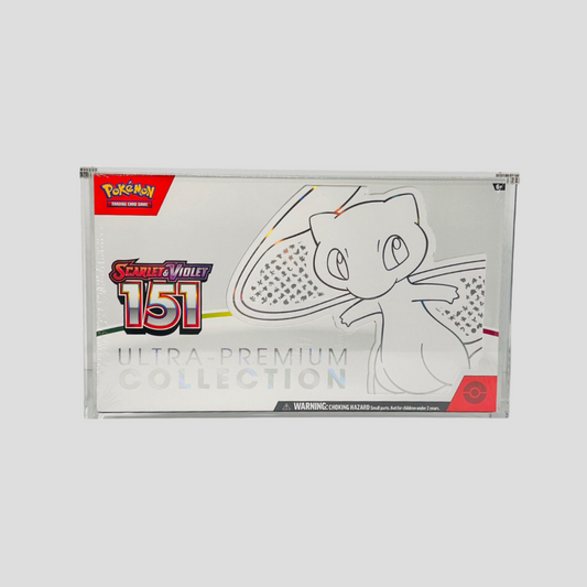 Premium Acryl Case für Pokémon 151 Ultra Premium Kollektion (Mew) – Magnetverschluss & UV-Schutz