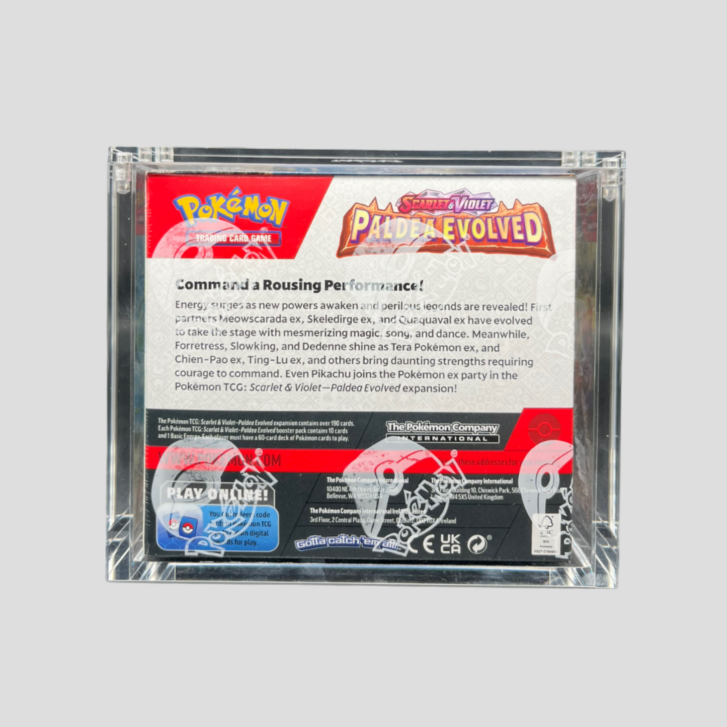 Premium Acryl Case für Pokémon 36er Display – Magnetverschluss & UV-Schutz