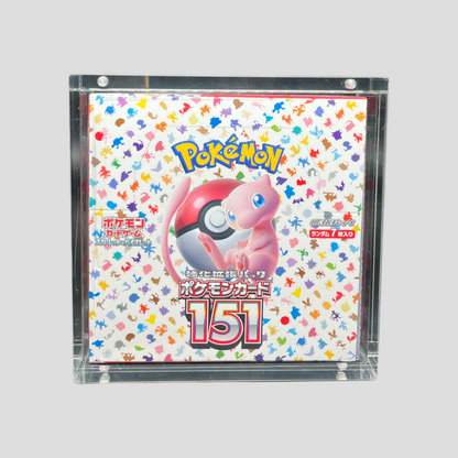 Acryl Case für Pokémon Japanische Display Booster Box z.B 151 - SV2a