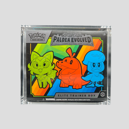 Premium Acryl Case für Pokémon Elite Trainer Box – Magnetverschluss & UV-Schutz