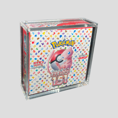 Acryl Case für Pokémon Japanische Display Booster Box z.B 151 - SV2a